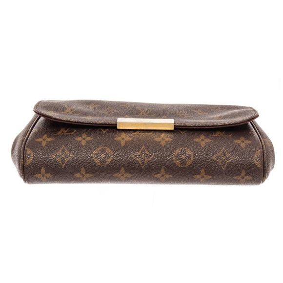 Louis Vuitton Brown Monogram Canvas Favorite MM Crossbody Flap Bag - Picture 5 of 6